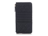 Chanel Navy Quilted Caviar Zip Phone Pouch