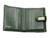 Chanel Green Quilted Patent Compact Wallet