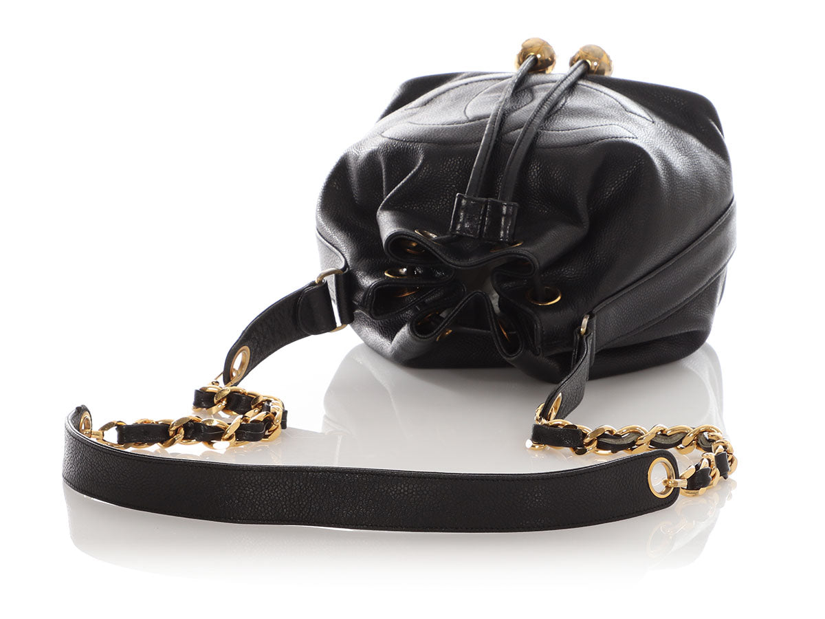 Chanel caviar drawstring bag online