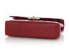 Chanel Medium/Large Red Quilted Caviar Classic Double Flap