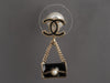 Chanel Tiny Handbag Drop Pierced Earrings