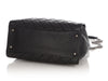 Chanel Large Black Quilted Soft Caviar CC Accordion Bucket Bag