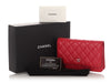 Chanel Raspberry Lambskin Wallet on Chain WOC
