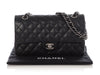 Chanel Medium Black Quilted Lambskin Classic Double Flap