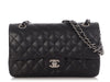 Chanel Medium Black Quilted Lambskin Classic Double Flap