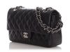 Chanel Medium Black Quilted Lambskin Classic Double Flap