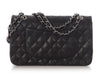 Chanel Medium Black Quilted Lambskin Classic Double Flap