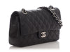 Chanel Medium Black Quilted Lambskin Classic Double Flap