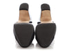 Chanel Black Grosgrain Cap Toe Slingback Pumps