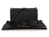 Chanel New Medium Black Quilted Lambskin Boy Bag