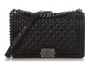 Chanel New Medium Black Quilted Lambskin Boy Bag