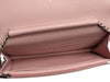 Chanel Light Pink Quilted Caviar Wallet on Chain WOC
