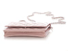 Chanel Light Pink Quilted Caviar Wallet on Chain WOC