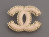 Chanel Medium Light Pink Enamel CC Brooch