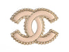 Chanel Medium Light Pink Enamel CC Brooch