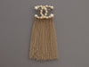 Chanel Pearl CC Chain Fringe Brooch