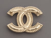 Chanel Medium Crystal CC Logo Brooch