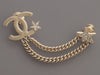 Chanel Crystal CC Star Double Chain Brooch