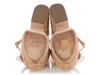 Chanel Beige Lambskin and Chain Cork Platform Sandals