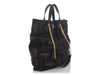 Chanel Black Quilted Denim Mood Tote