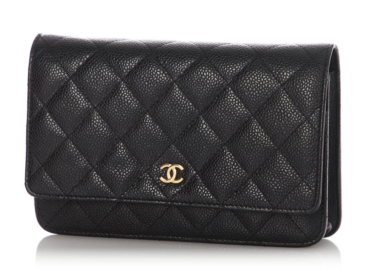 CHANEL ブラック キャビア ゴールドCC チェーンウォレット 楽天市場】シャネル チェーンウォレット キャビアスキン
