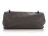 Chanel Gray Lambskin Flap Shoulder Bag