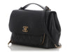 Chanel Large Black Part-Quilted Caviar Business Affinity Flap