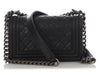 Chanel Small Black Quilted Lambskin Boy Bag