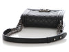 Chanel Small Black Quilted Lambskin Boy Bag
