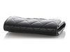 Chanel Black Quilted Caviar Flap Card Holder