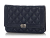 Chanel Navy Boy Wallet on Chain WOC