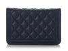 Chanel Navy Boy Wallet on Chain WOC