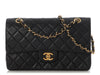 Chanel Vintage Medium Black Quilted Lambskin Classic Double Flap