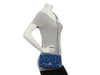 Chanel Small Blue Quilted Patent Coco Shine Flap