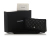 Chanel Black Quilted Caviar Wallet on a Chain WOC