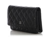 Chanel Black Quilted Caviar Wallet on a Chain WOC