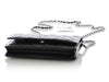 Chanel Black Quilted Caviar Wallet on a Chain WOC