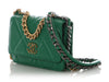 Chanel Green Quilted Lambskin 19 Wallet on Chain WOC