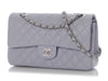 Chanel Small Light Purple Caviar Double Flap Classic