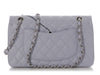 Chanel Small Light Purple Caviar Double Flap Classic