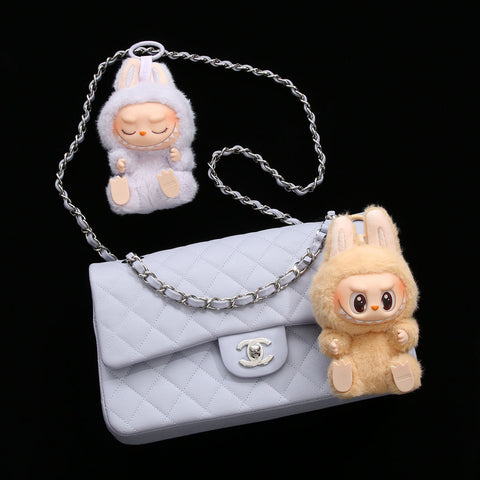Chanel Small Light Purple Caviar Double Flap Classic
