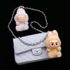 Chanel Small Light Purple Caviar Double Flap Classic