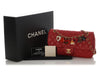 Chanel Medium Red Quilted Lambskin Marine Charm Flap