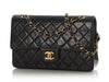 Chanel Vintage Medium/Large Black Quilted Lambskin Classic Double Flap