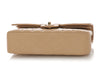 Chanel Medium/Large Beige Clair Quilted Caviar Classic Double Flap