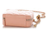 Chanel Mini Light Pink Quilted Lambskin Pearl Crush Camera Bag