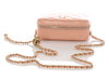 Chanel Mini Light Pink Quilted Lambskin Pearl Crush Camera Bag