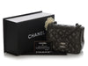 Chanel Mini Dark Charcoal Quilted Caviar Square Classic