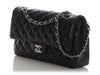 Chanel Medium/Large Black Quilted Lambskin Classic Double Flap