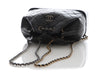 Chanel Small Black Part-Quilted Aged Calfskin Gabrielle Backpack